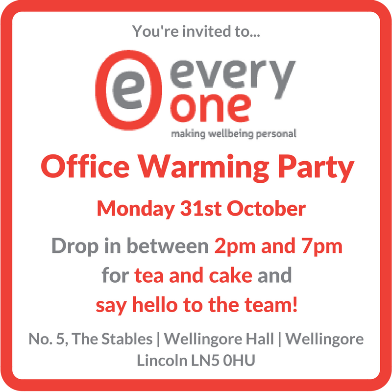 Office Warming Dropin and see us! EveryOne