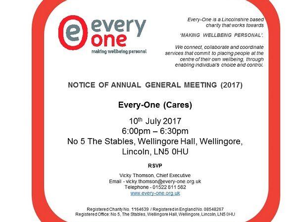 Every-One Annual General Meeting – 2017