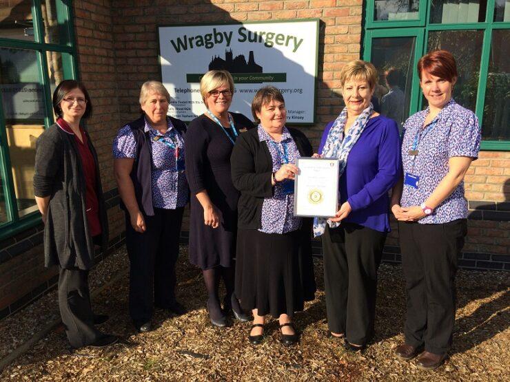 Wragby Surgery’s support for Carers recognised
