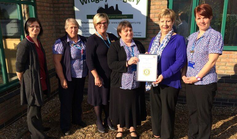 Wragby Surgery’s support for Carers recognised