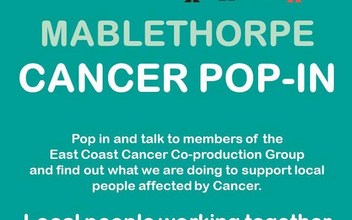 Mablethorpe Cancer Pop-In Day – 6th October 2022