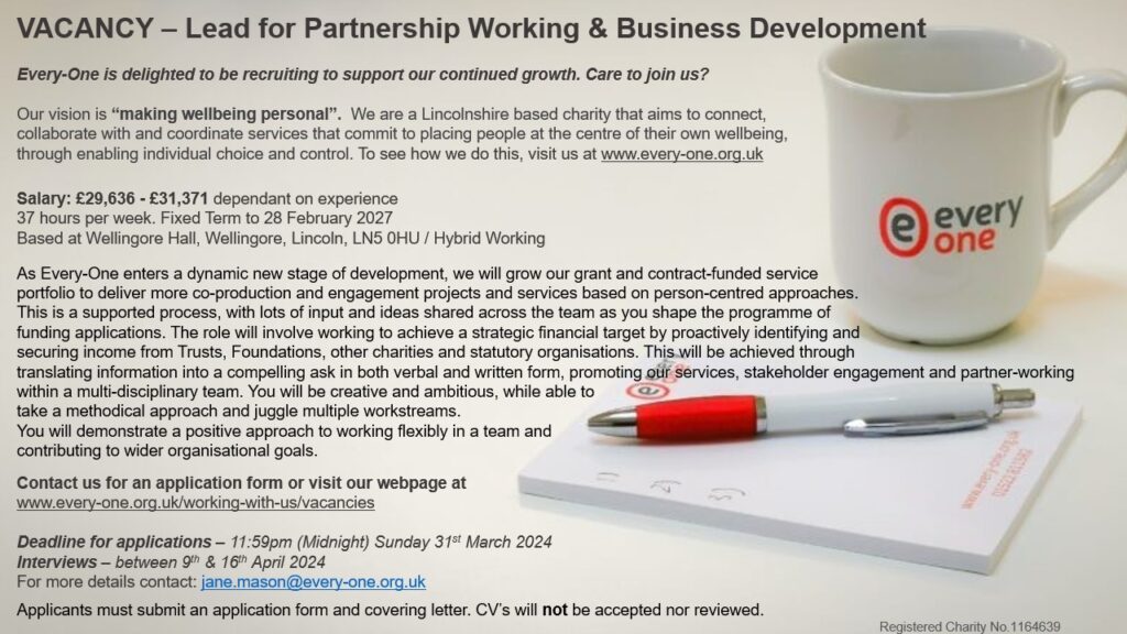Job Advert Lead for Partnerships and Business Development March 2024 2
